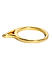 Gold-Plated Diamond Route Stone-Studded Ring