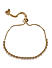 Women Gold-Toned Stone Studded Charm Bracelet