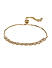 Gold Toned Cz Stone Studded Bracelet For Women