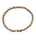 Gold-Toned Alloy CZ Stone-studded Charm Bracelet