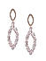Rose Gold-Plated Geometric Drop Earring For Women