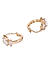 Gold Arya Cz Stone-Studded Earrings