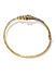 Gold Toned Cz Stone Studded Bangle Bracelet For Women
