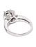 Women Silver-Toned Love Solitaire Ring
