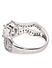 Women Silver-Toned Solitaire Finger Ring