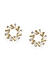 Gold-Toned Contemporary Studs