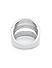 Women Silver-Toned Rhodium Plated Layered Finger Ring