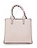 ToniQ Bianca Stylish Womens Pink Handbag with detachachable printed Scarf