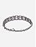 American Diamond Gunmetal Plated Wraparound Bracelet