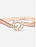 American Diamond Rose Gold Plated Bangle-Style Bracelet