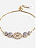American Diamond Gold Plated Spherical Bracelet