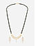 American Diamond Gold Plated Floral Mangalsutra Set