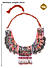 Multicolor Beads Silver Plated Oxidised Statament Necklace