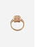American Diamond Gold Plated Engagement Ring