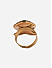 Black Gold Plated Fish Shaped Ring