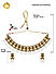 White Pearls Stones Gold Plated Floral Jewellery Set