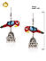 Ghungroo Silver Plated Parrot Jhumka Earring