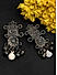 Fida Ethnic Traditional Oxidised Silver Jhumki Drop Jewlry Set for Women