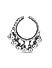 Fida Ethnic Oxidised Silver Ghungroo Adjustable Ring For Women