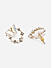 Toniq Lavish White Gold Plated Butterfly CZ Stone Studded Fusion Look Alloy Drop & Dangler For Women 