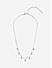 Toniq Sightly Silver Plated Multi charm CZ Stone Studded Casual Look Alloy Choker Necklace For Women 