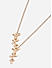 Toniq Cute Gold Plated Floral Fusion Look Alloy Choker Necklace For Women 