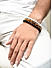 The Bro Code Attractive Multi Stack Beads Party Look Alloy Bracelet Set Of 3 For Men