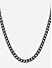The Bro Code Attractive Gun Metal Fusion Look Alloy Curb Chain Necklace For Men 