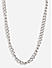 The Bro Code Glamorous Silver Plated Fusion Look Curb Chain Alloy For Men 