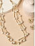 White Pearls Gold Plated Necklace & Earring Set