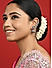 Fida Silver Plated Red & Green Stone Ear Cuff Jhumka Earrings For Women