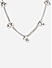 Ghungroo Silver Plated Chain Necklace