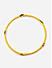 Set Of 12 Yellow Stones Gold Plated Silk Thread Bangles
