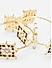 Set of 2 Maroon Enamelled Kundan Beads Gold Plated Square Bangles 