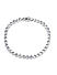 Fida Luxurious Silver Plated American Diamonds Studded Magnetic Bracelet for Women