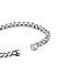 Fida Luxurious Silver Plated American Diamonds Studded Magnetic Bracelet for Women