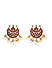 Fida Ethnic Traditional Gold Plated Red & Green stone Studded Chand Jewelry Set for Women