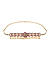 Fida Ethnic Traditional Gold Plated  Red & Green stone Studded Chand Choker Jewelry Set for Women
