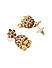 Fida Ethnic Traditional Gold Plated  Red & Green stone Studded Chand Choker Jewelry Set for Women