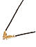 Fida Ethnic Traditional Gold Plated Butterfly Charm Mangalsutra for Women