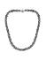 Fida Ethnic Traditional Silver Beaded Necklace with Embelished Magnetic Closure for Women