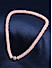 Fida Ethnic Traditional Pink Beaded Necklace with Embelished Magnetic Closure for Women