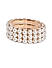 Toniq Set Of 3 Pearl Embellished Bracelet Set For Women