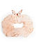 ToniQ Pink Peach Butterfly Scrunchy Rubber Band For Women