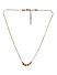Toniq Dazzling Gold Crystal Embellished Charm Necklace For Women