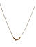 Toniq Dazzling Gold Crystal Embellished Charm Necklace For Women