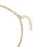 Toniq Gold Plated Butterfly Charm Pendant Layered Necklace For Women