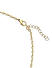 Toniq Gold Plated Green Stone Studded Geometric Charm Pendant Necklace For Women