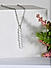 Toniq Silver Plated Pearl Sautior Pendant Necklace For Women