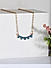Toniq Gold Plated  Multicolored Stone Studded Choker Necklace For Women